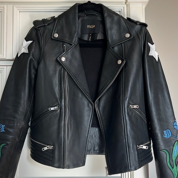 Maje Jackets & Blazers - Maje real leather jacket